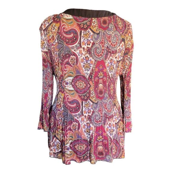 Dress Barn Paisley Tunic (Size 3X) - Picture 4 of 7